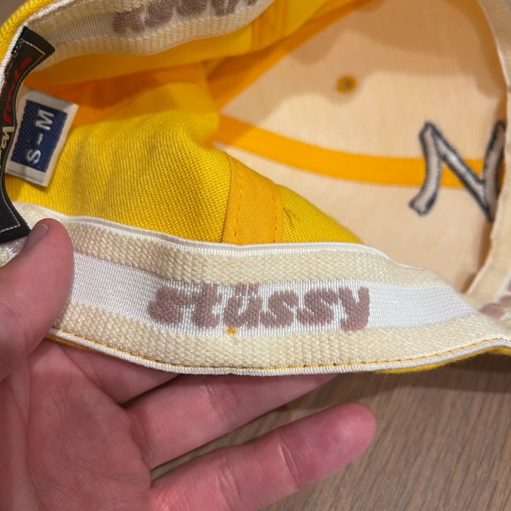 Stussy NYC Hat Vintage Flex Cap 1990’s New York City Mens Streetwear Skate S/M - Picture 9 of 14